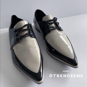 Zara monochrome Oxford Bulchers